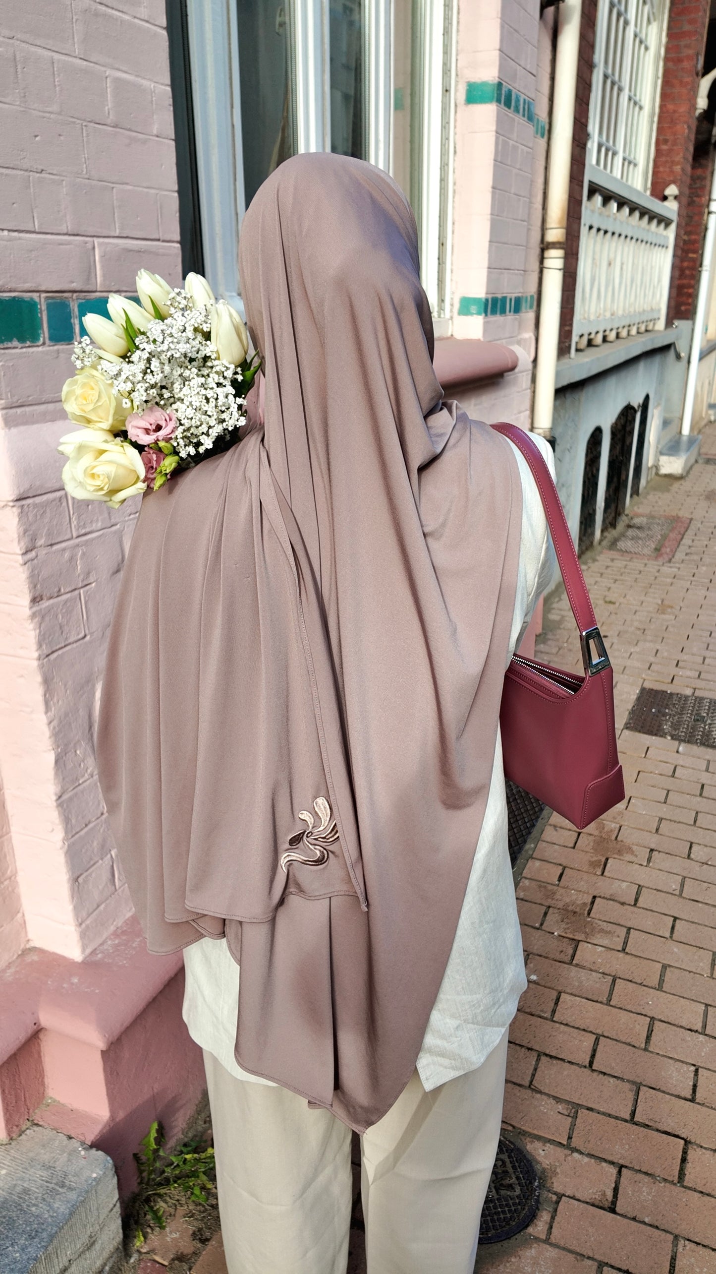 kkoch Essential Pouch - taupe and peach