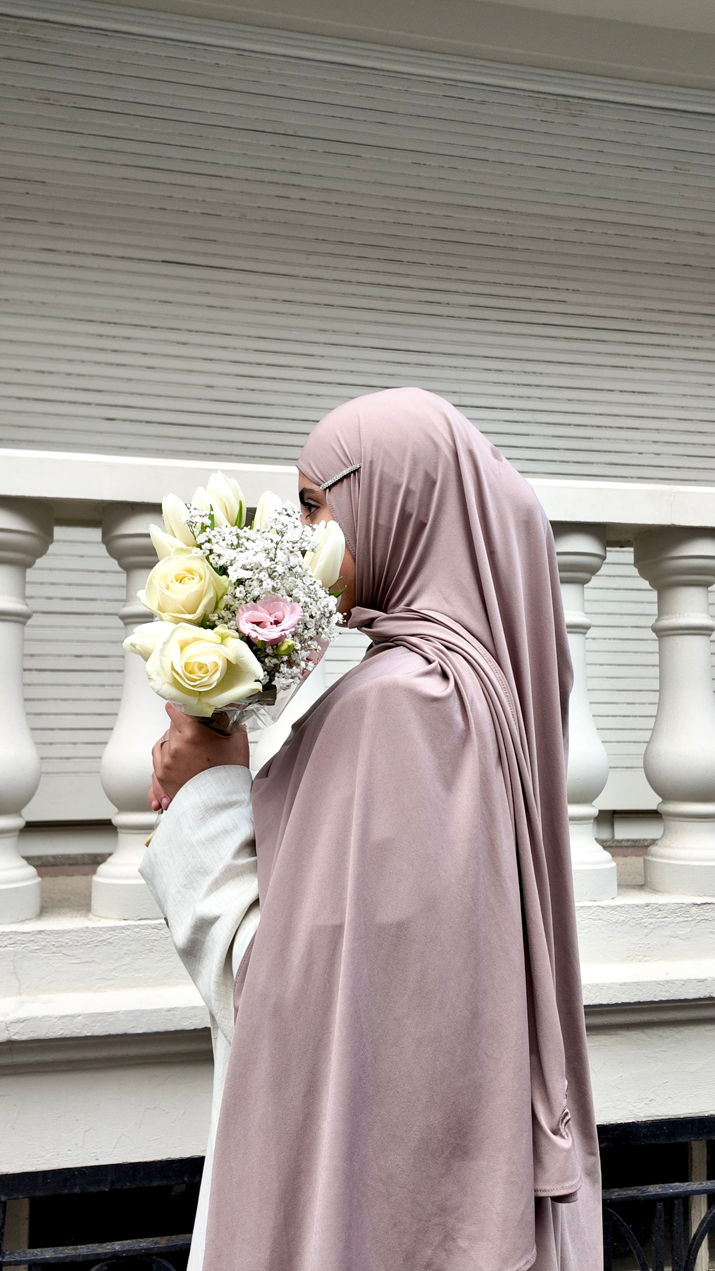 kkoch Essential Pouch - taupe and peach