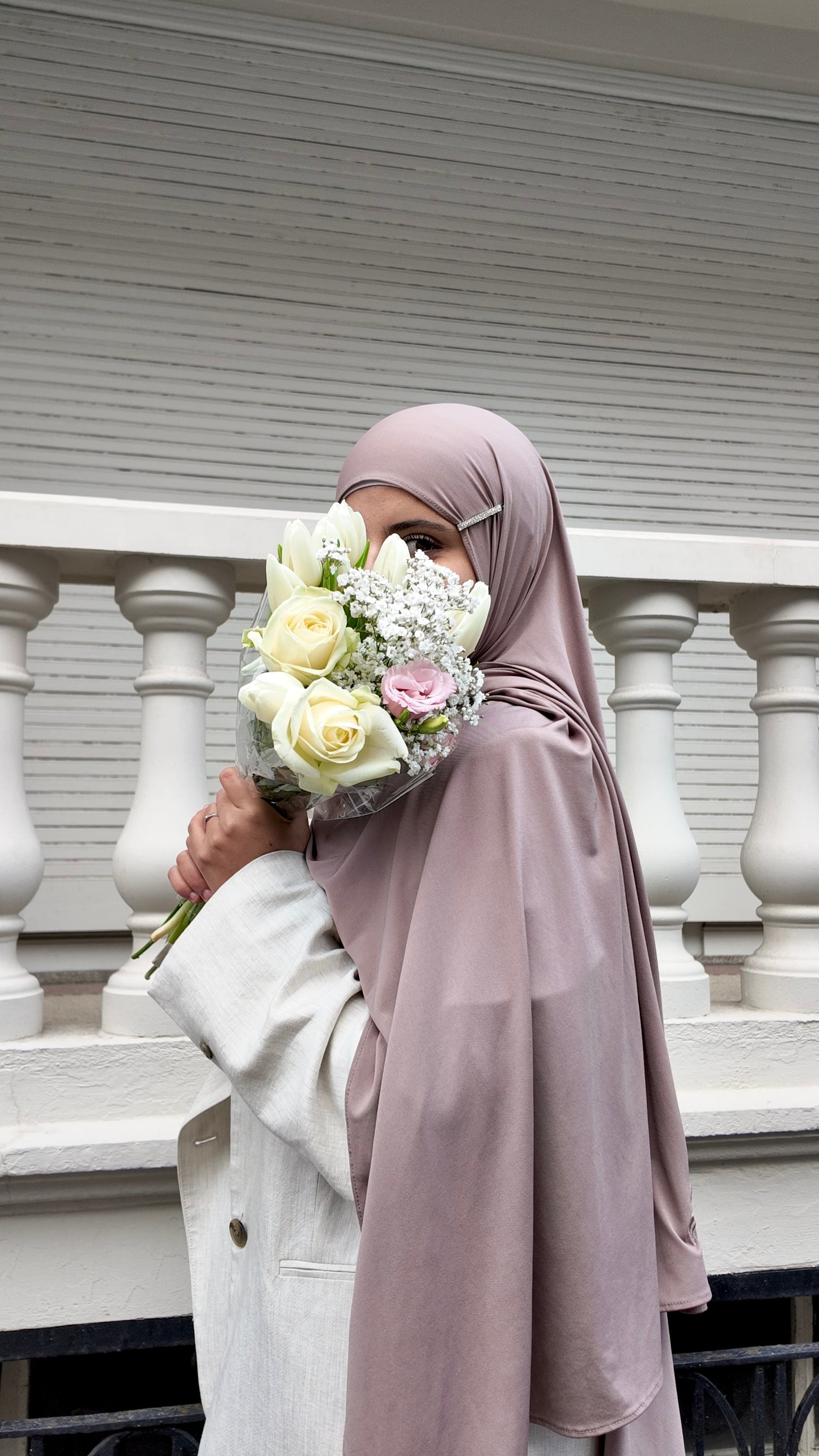 kkoch Essential Pouch - taupe and peach